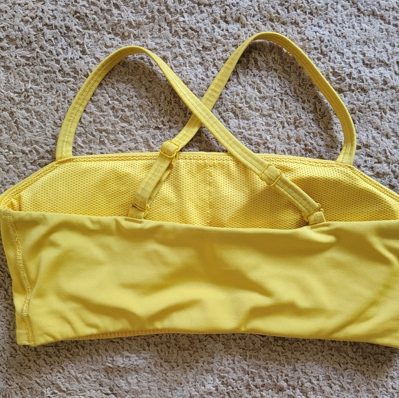 Yellow Nike Sports Bra - Picture 4 of 5